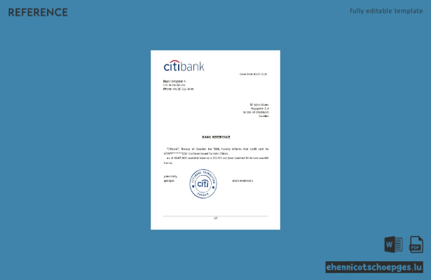 Vorschau eines Referenzbeispiels der schwedischen Citibank